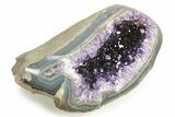 Dark Purple Amethyst Geode - Uruguay #275649-1